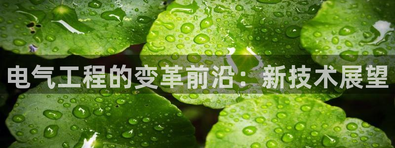 凯发娱乐官方网站：电气工程的变革前沿：新技术展望